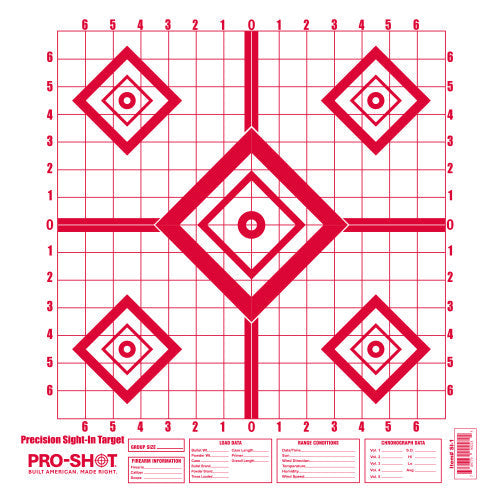 Pro-Shot Precision Sight-In Target 16"X16" 10 Pack