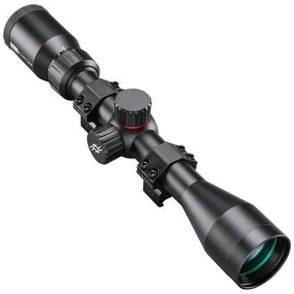 Simmons Pro Hunter 3-9x40 Truplex riflescope in black, front-side view