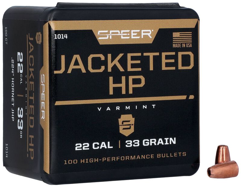 Speer TNT .224 33 grain rifle bullets, 100 count