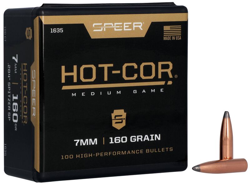 Speer Hot-Cor .284 160gr Bullets - 100 Count