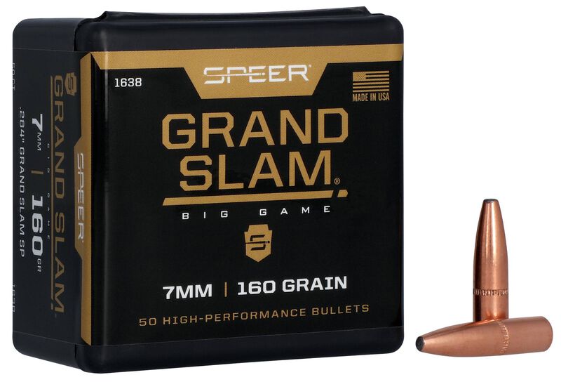 Speer Grand Slam .284 160gr Bullets - 50 Count