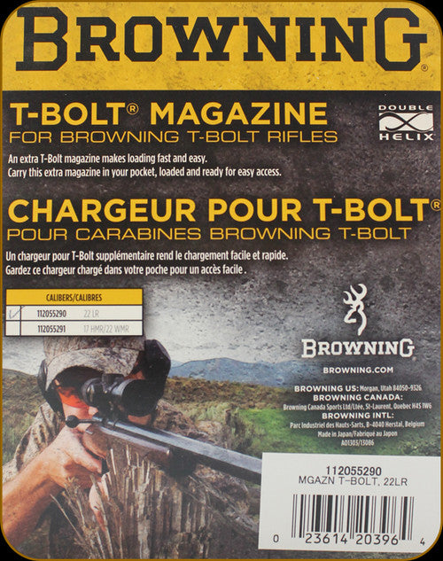 Browning T-Bolt Double Helix .22 LR Magazine - 10 Round