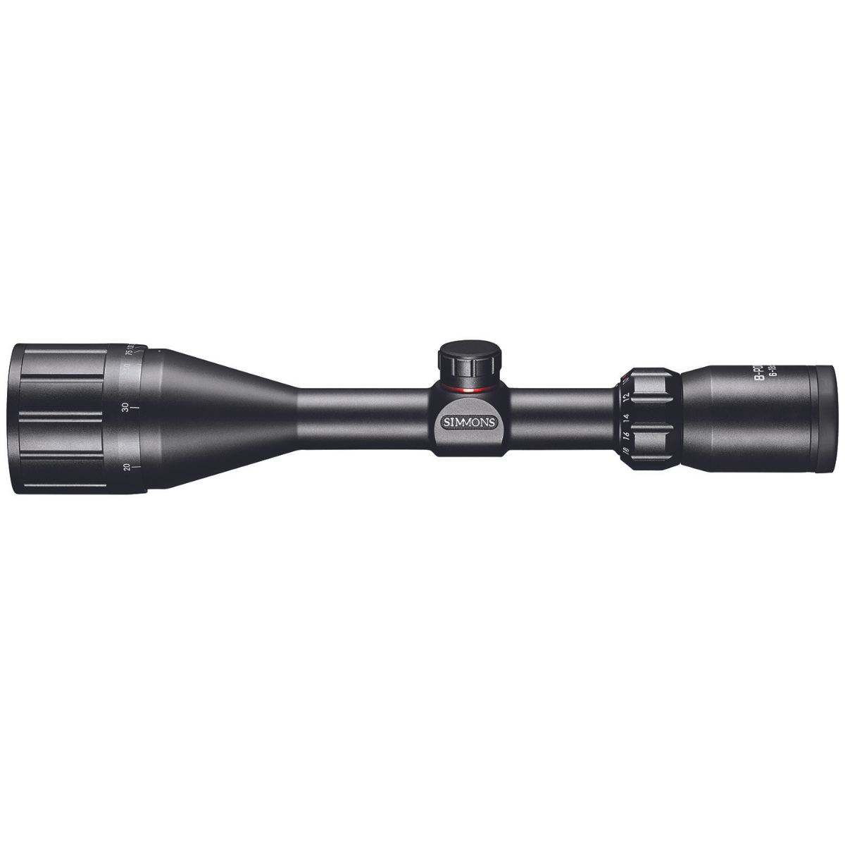 Simmons 8-Point 6-18x50 Truplex riflescope with Weaver rings, black