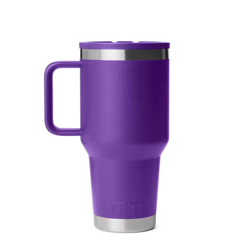 YETI Rambler 887 ml Travel Straw Mug with Colour-Matched Straw Lid Pace Purple