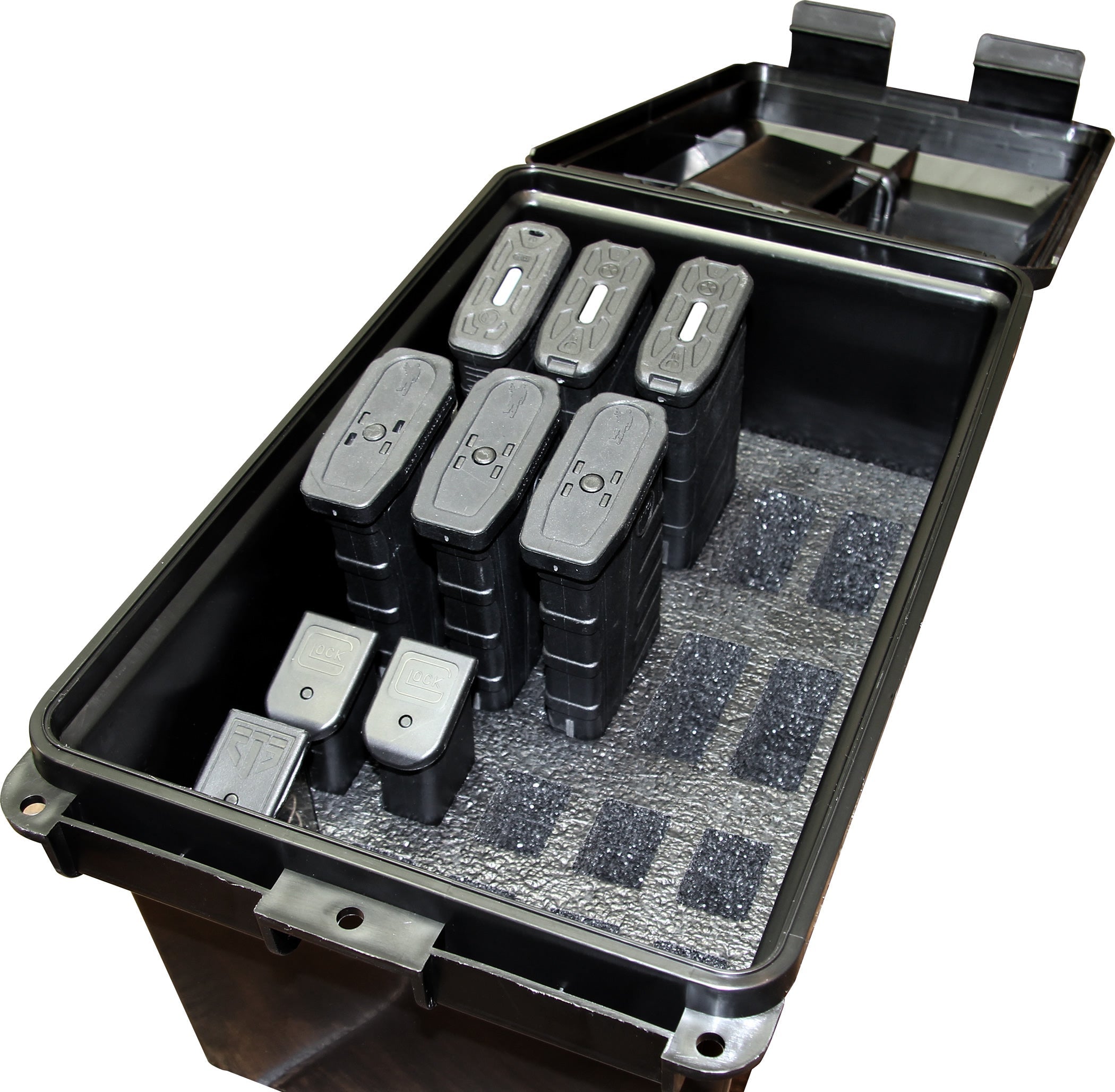 MTM Case-Gard Tactical Mag Can LE Holds 10/ar Mags & 10/hg Mags