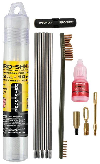 Pro-Shot Universal Field .22 Cal.-12 GA Cleaning Kit