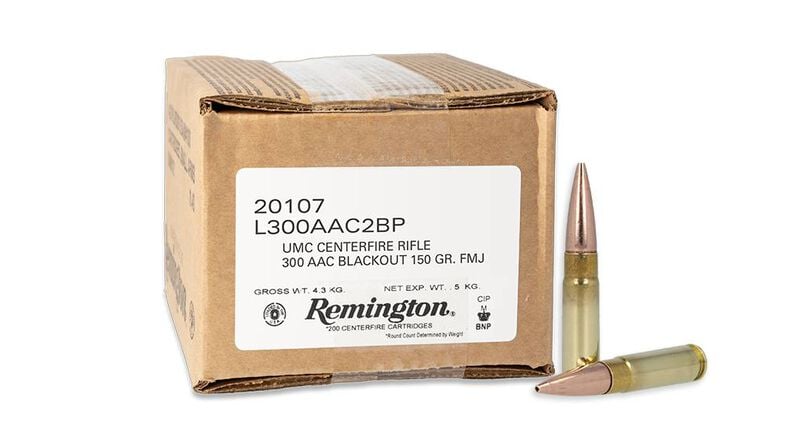 Remington UMC 300 Blackout 150gr Full Metal Jacket - 200 Rounds