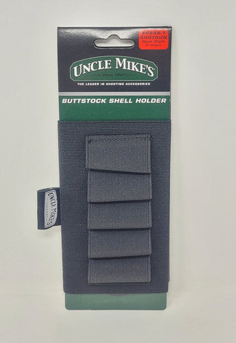 Uncle Mike's Shotgun Buttstock Shell Holder, Open Style