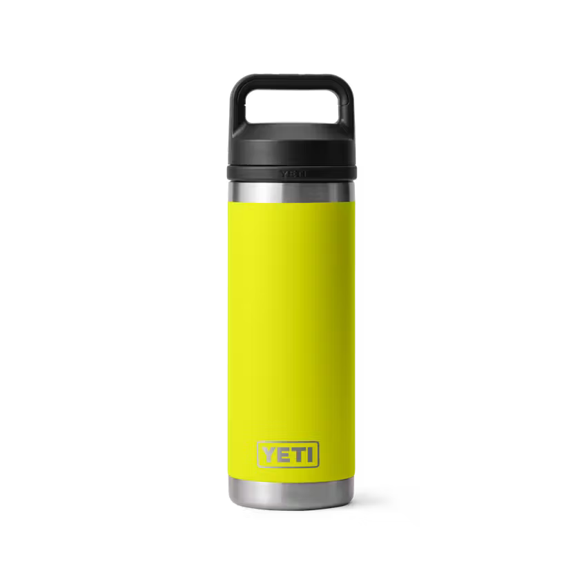 YETI Rambler 532 ml Bottle with Chug Cap Fire Fly Yellow