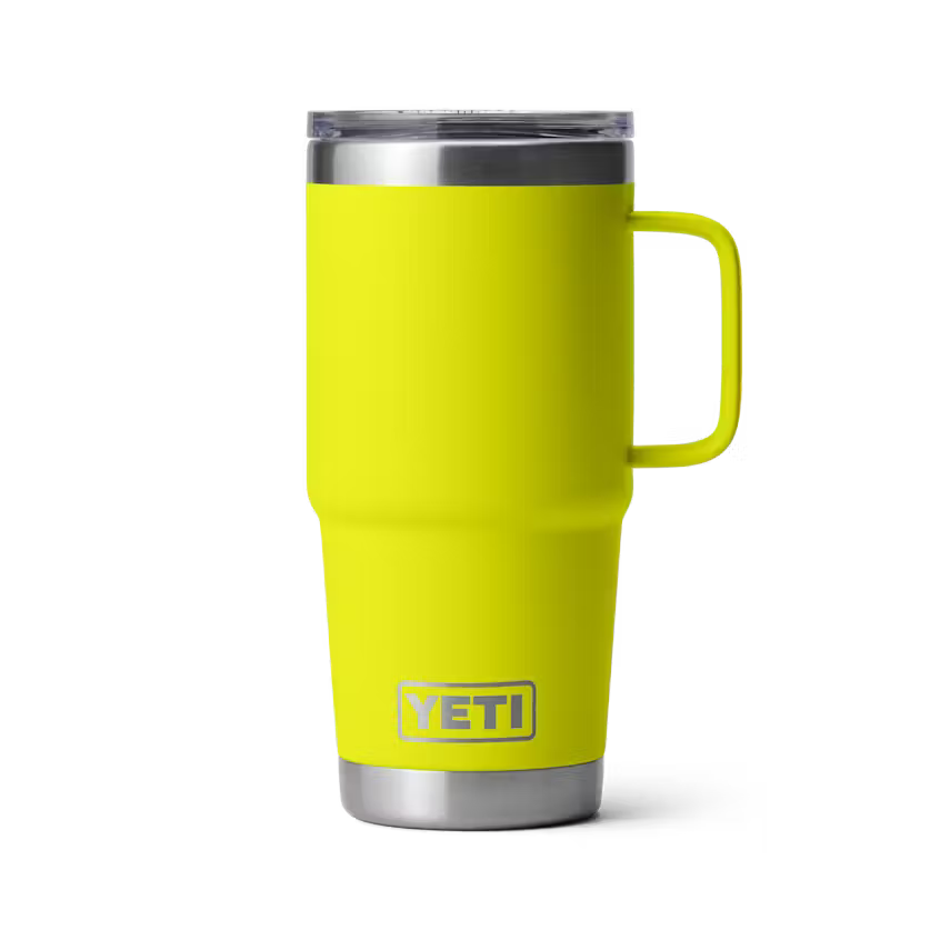YETI Rambler 591 ml Travel Mug with Stronghold Lid Fire Fly Yellow