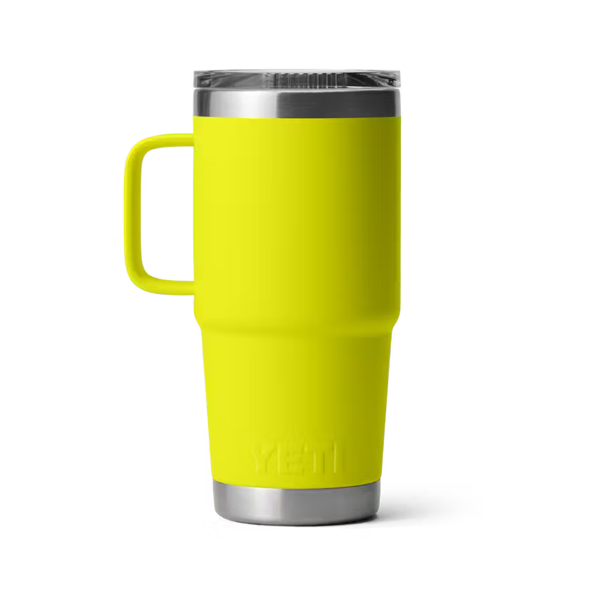 YETI Rambler 591 ml Travel Mug with Stronghold Lid Fire Fly Yellow
