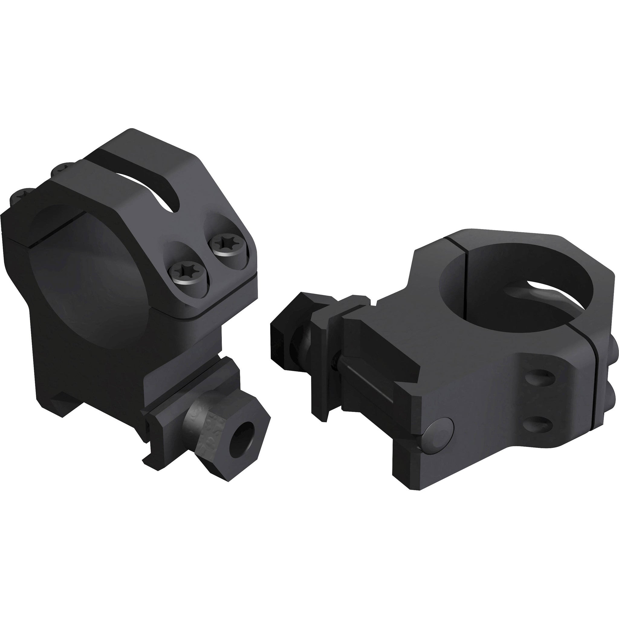 WEAVER 1" MEDIUM STEEL SKELETON MOUNT - MATTE BLACK-High Falls Outfitters