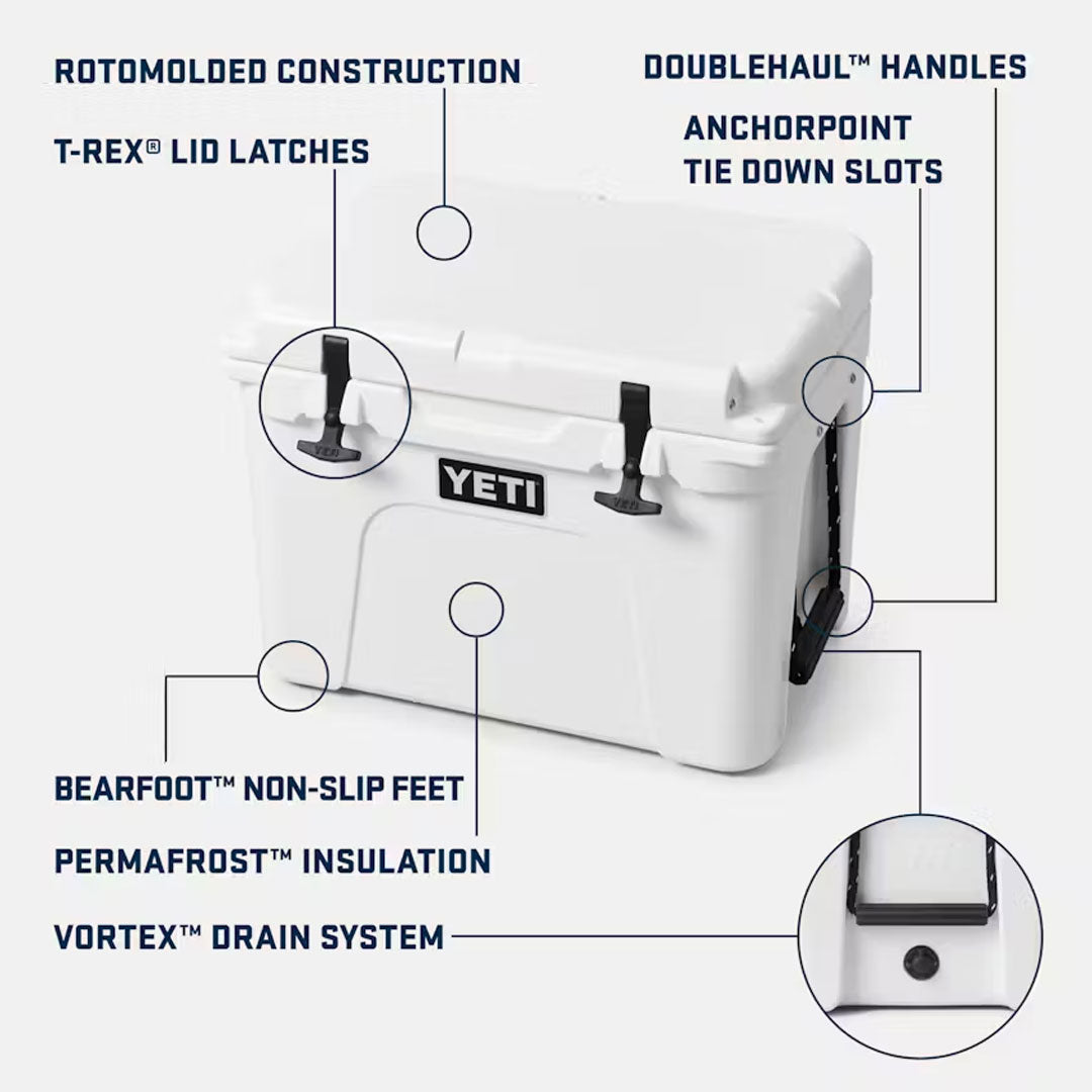 YETI Tundra 35 Hard Cooler White