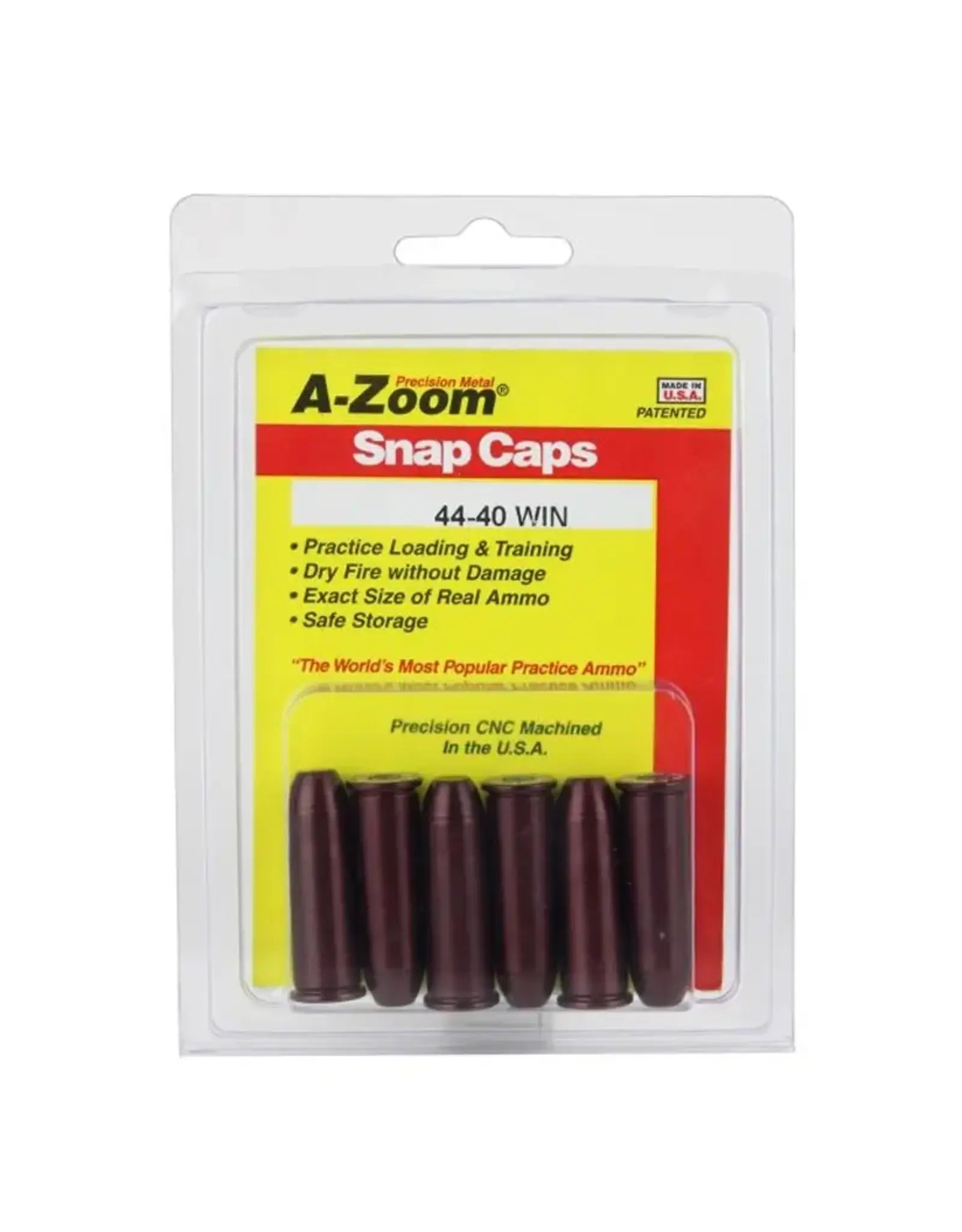 A-Zoom 44-40 Win Snap Caps 6/Pack product image