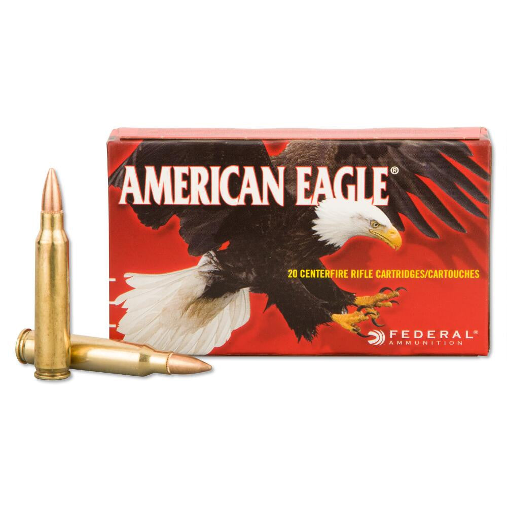 FEDERALAMERICAN EAGLE 223 55 GR FMJ BOAT TAIL-High Falls Outfitters