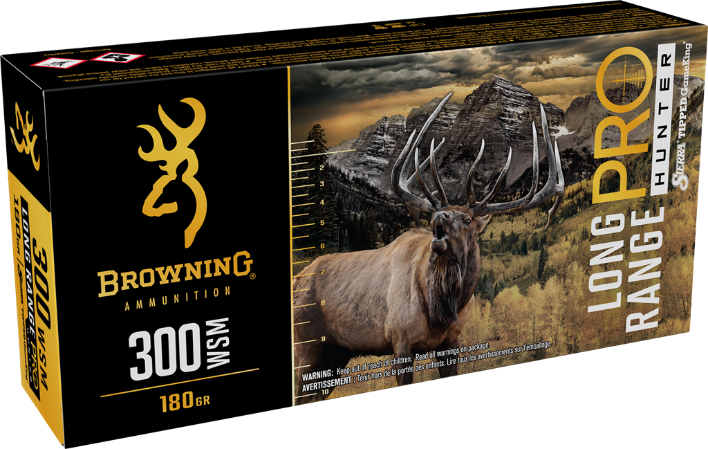 Browning Long Range Pro Hunter Rifle Ammunition - 300 WSM - 180 gr TGK
