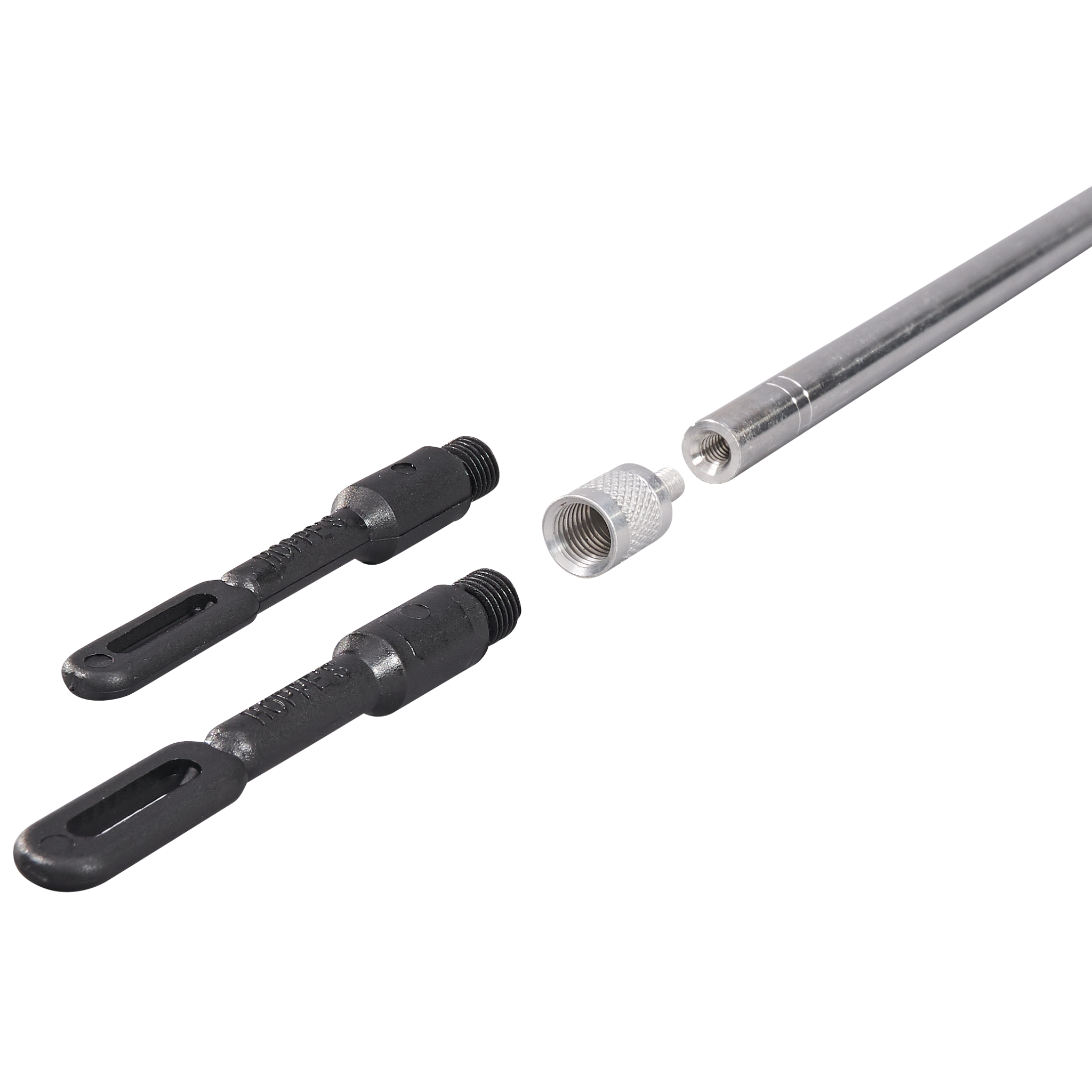 Hoppe's Rifle Cleaning Kit with Aluminum Rod - .22+, Clam Pkg
