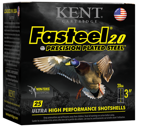 Kent Fasteel 2.0 20 Gauge shotshell ammunition