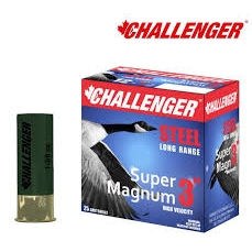 Challenger Super Magnum Steel 12 Gauge 3 inch 1-3/8 oz #1 shotshells