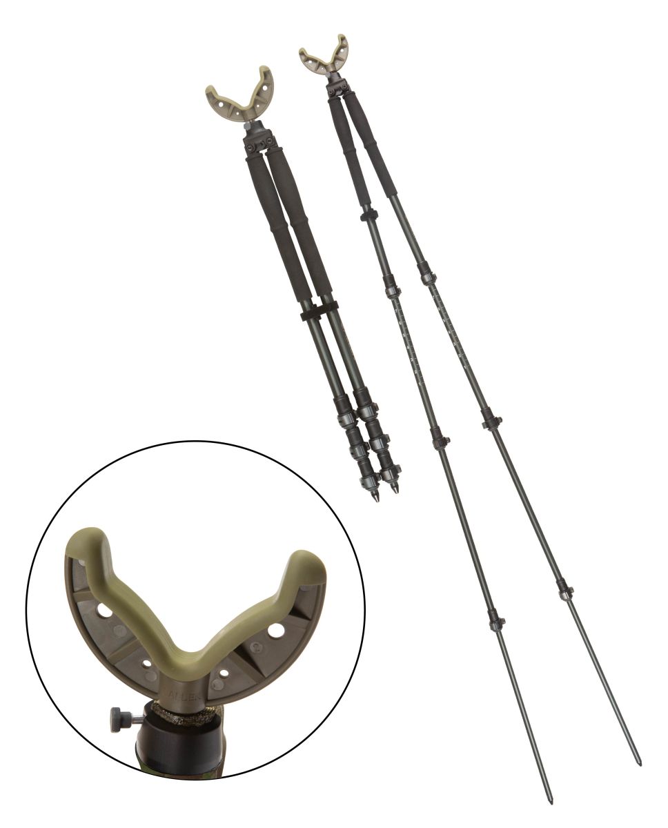 Allen Axial Shooting Stick Bipod 61"