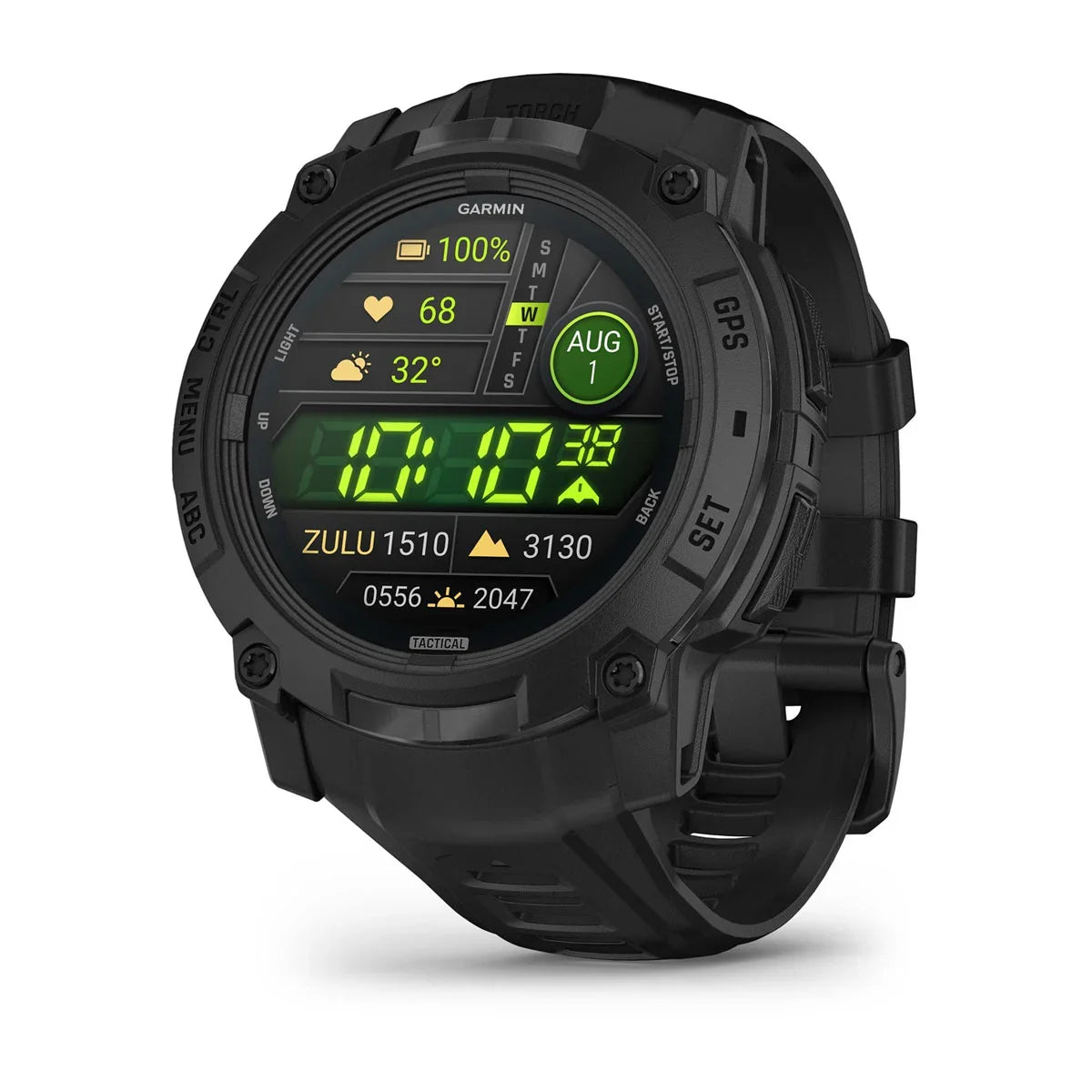 Garmin Instinct 3 – 50 mm AMOLED Tactical Edition Black with Black Band