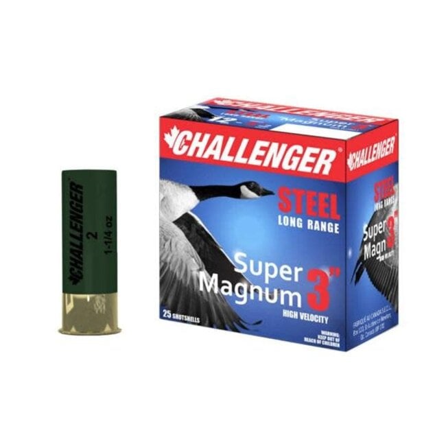 Challenger Super Magnum Steel 12 Gauge 3 in 1-1/4 oz