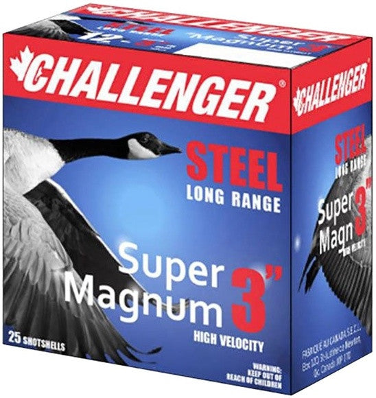 Challenger Super Magnum Steel 12 Gauge 3 in 1-1/8 oz