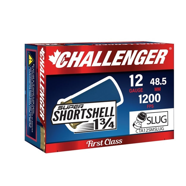 Challenger Super Shortshell 12 Gauge 1-3/4 in Slug - 20 Rounds product image