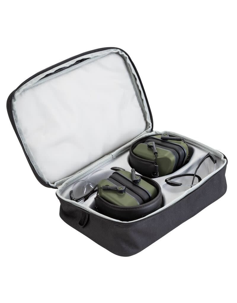 Champion Vanquish Passive Hearing and Eye Protection Range Kit with protective carrying case