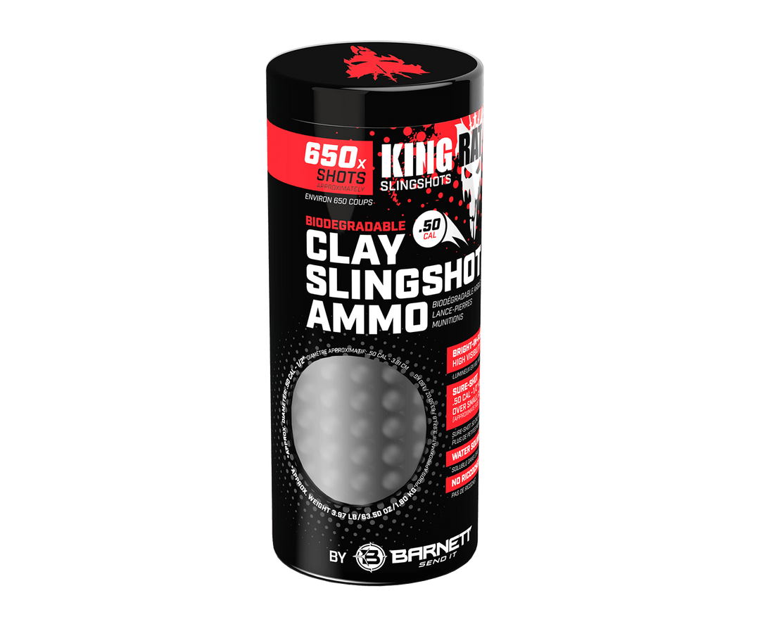 Barnett Biodegradable Clay Slingshot Ammo – 650 Count