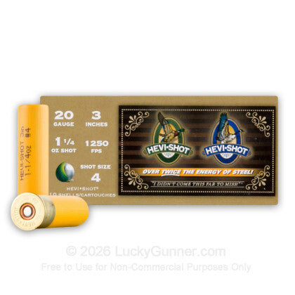 HEVI-Shot Duck 20 Gauge 3" 1-1/4 oz #4 - Hevi-Shot product image