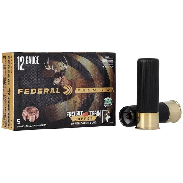 Federal Premium 12GA 3" 300GR Freight Train Copper Sabot Slug