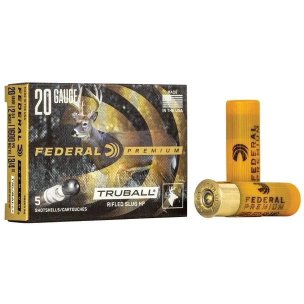 Federal 20 Gauge 2-3/4" Truball 3/4 Oz. Slug