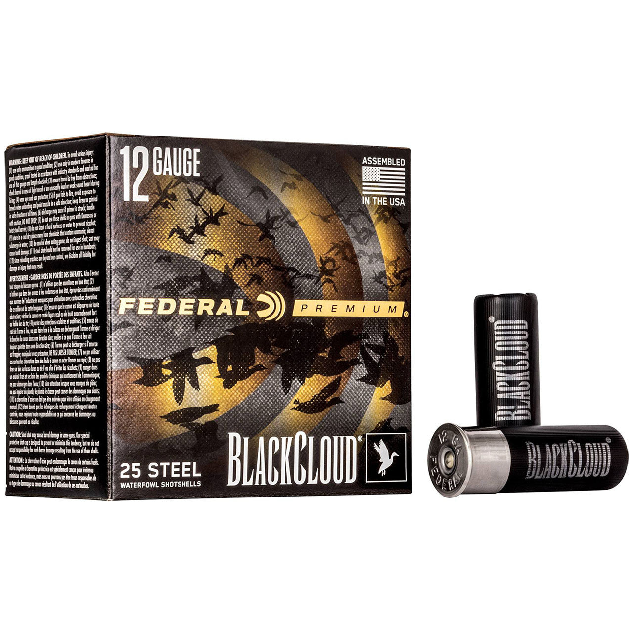 Federal Black Cloud 12 Ga. 2-3/4" 1-1/8 Oz #2 1500 Fps