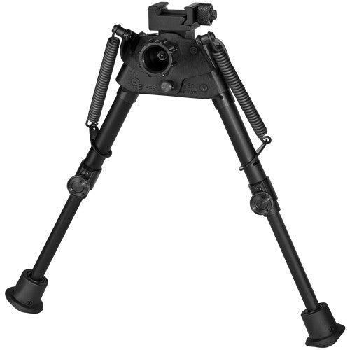 Harris S-BR2P Picatinny Swivel Bipod – 6–9" Self-Leveling