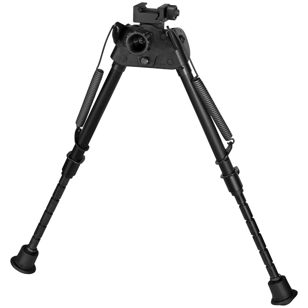 Harris S-LMP Picatinny Swivel Bipod – 9–13" Notched Legs