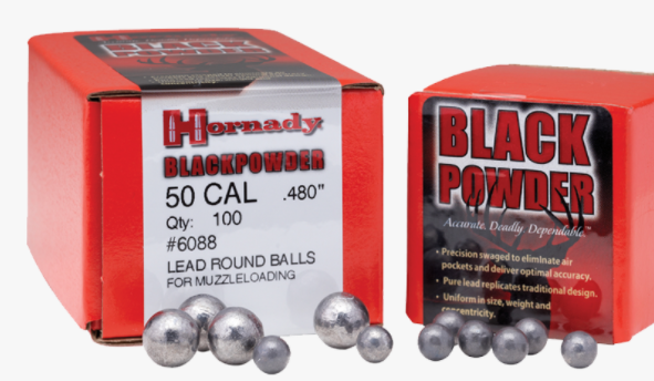 HORNADY BLACK POWDER LEAD ROUND BALLS 100 PK
