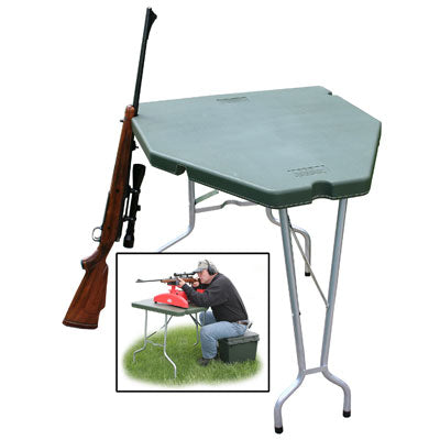 MTM Case-Gard Predator Shooting Table Green