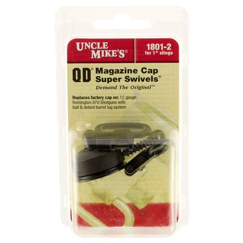 Uncle Mike's Remington 870 1" External-Ratchet Cap Swivel Set