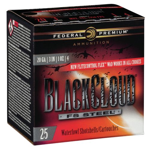 Federal Black Cloud 20 Ga. 3" 1 Oz #4