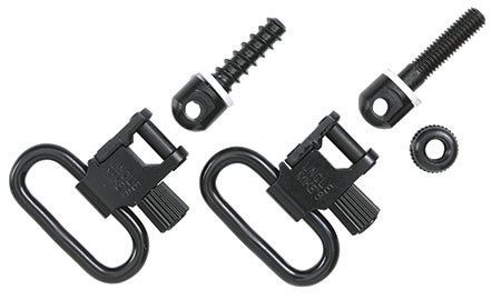 Uncle Mike's QD 115 1" Nickel Sling Swivel Set