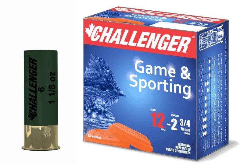 Challenger Game & Sporting 12 Gauge 2-3/4 in 1-1/8 oz Lead