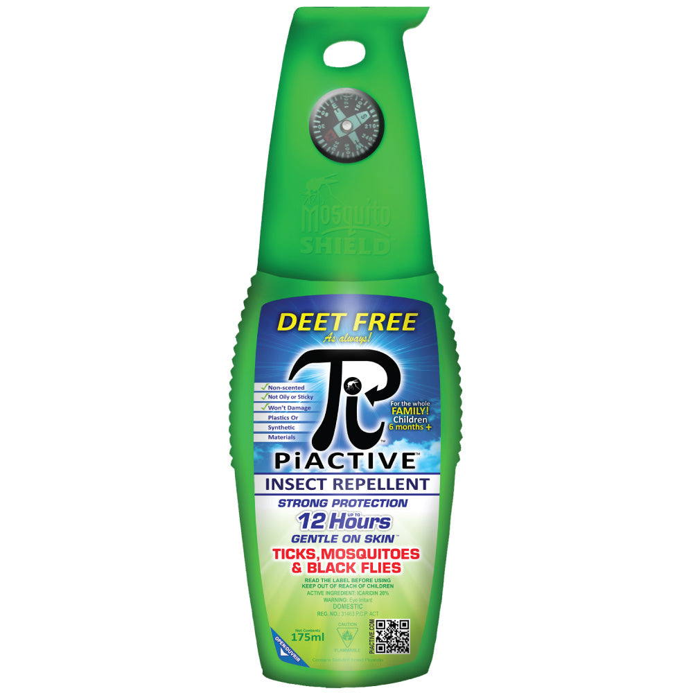 Kuus PiACTIVE Original DEET-free insect repellent pump spray 175 mL