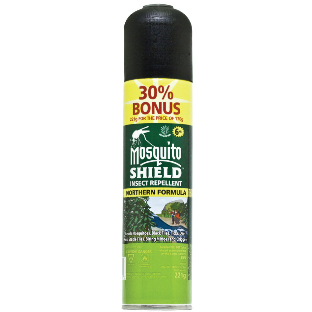 Kuus Mosquito Shield Northern Formula 25% DEET aerosol 221 g