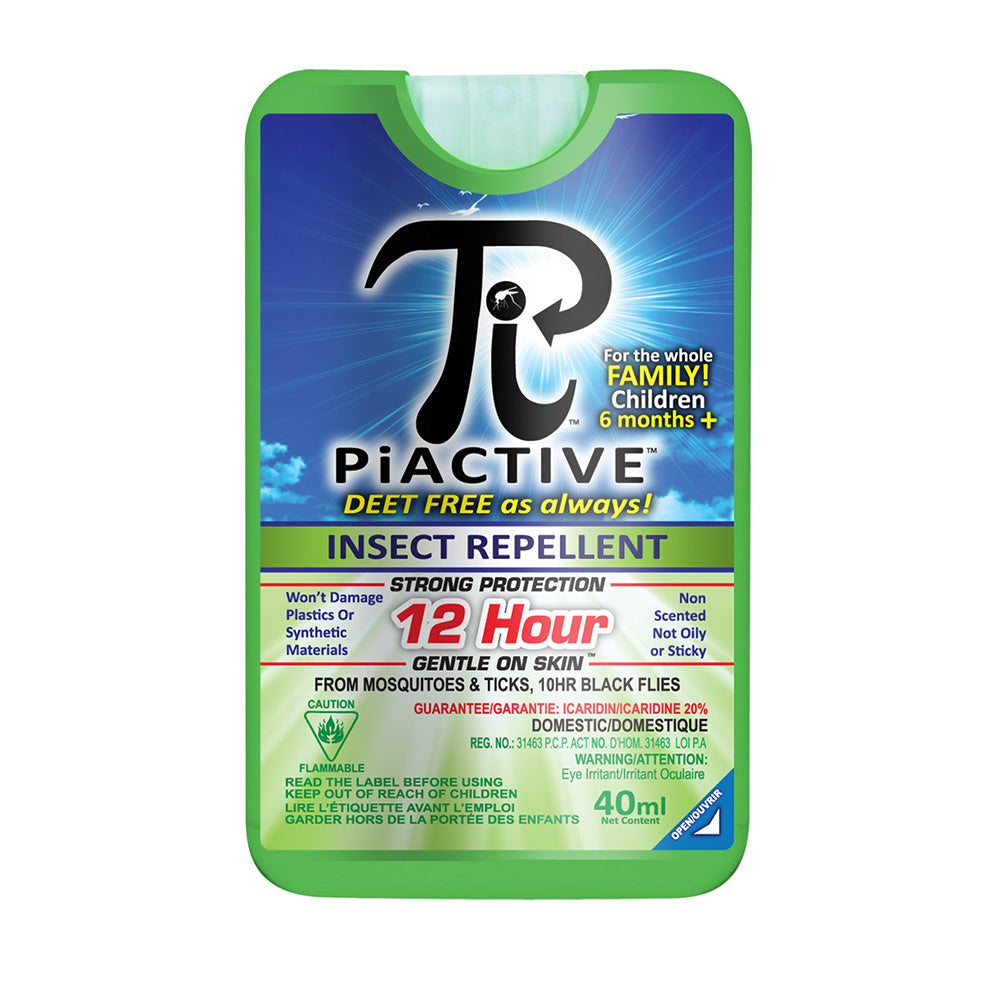 Kuus PiACTIVE DEET-free wallet-size insect repellent 40 mL