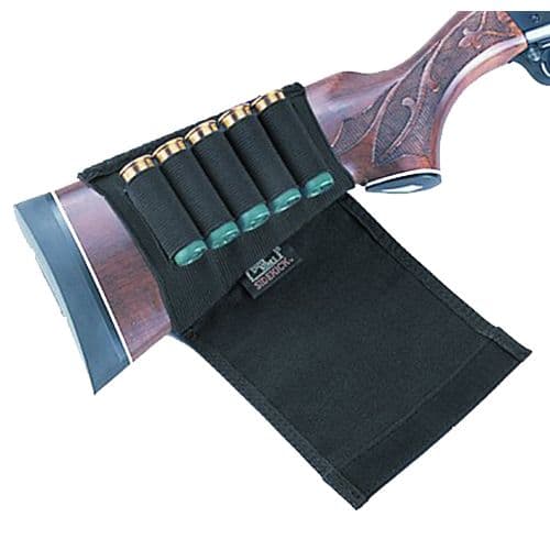 Uncle Mike's Shotgun Buttstock Shell Holder with Flap