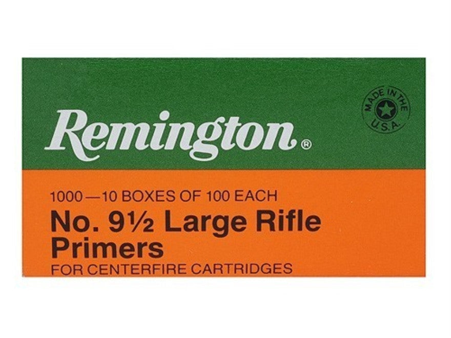 REMINGTON NO. 9 1/2 LARGE RIFLE PRIMERS CASE-High Falls Outfitters
