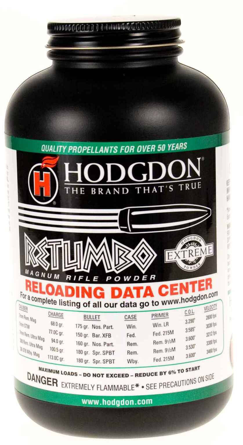 HODGDON -RETUMBO MAGNUM RIFLE POWDER-High Falls Outfitters