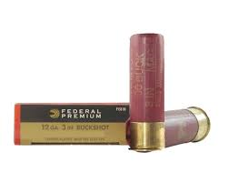FEDERAL AMMO 12GA BUCKSHOT P158 00-High Falls Outfitters