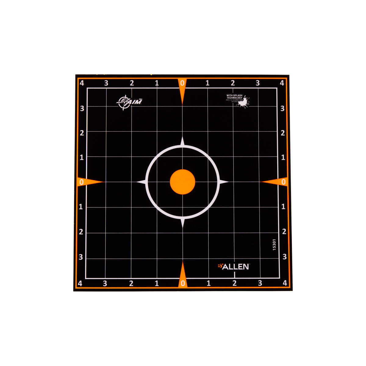 Allen EZ Aim Splash Adhesive Sight Grid 8 X 8 6 Pack